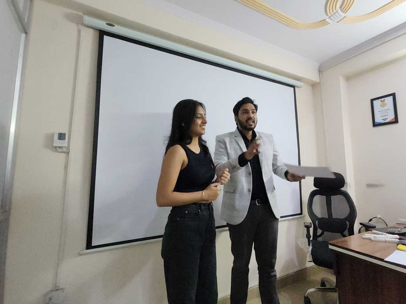 ACCA students sharing a moment at Ikshana Learning celebration